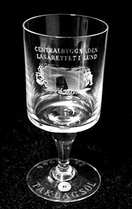 Glas för taklagsöl 1966